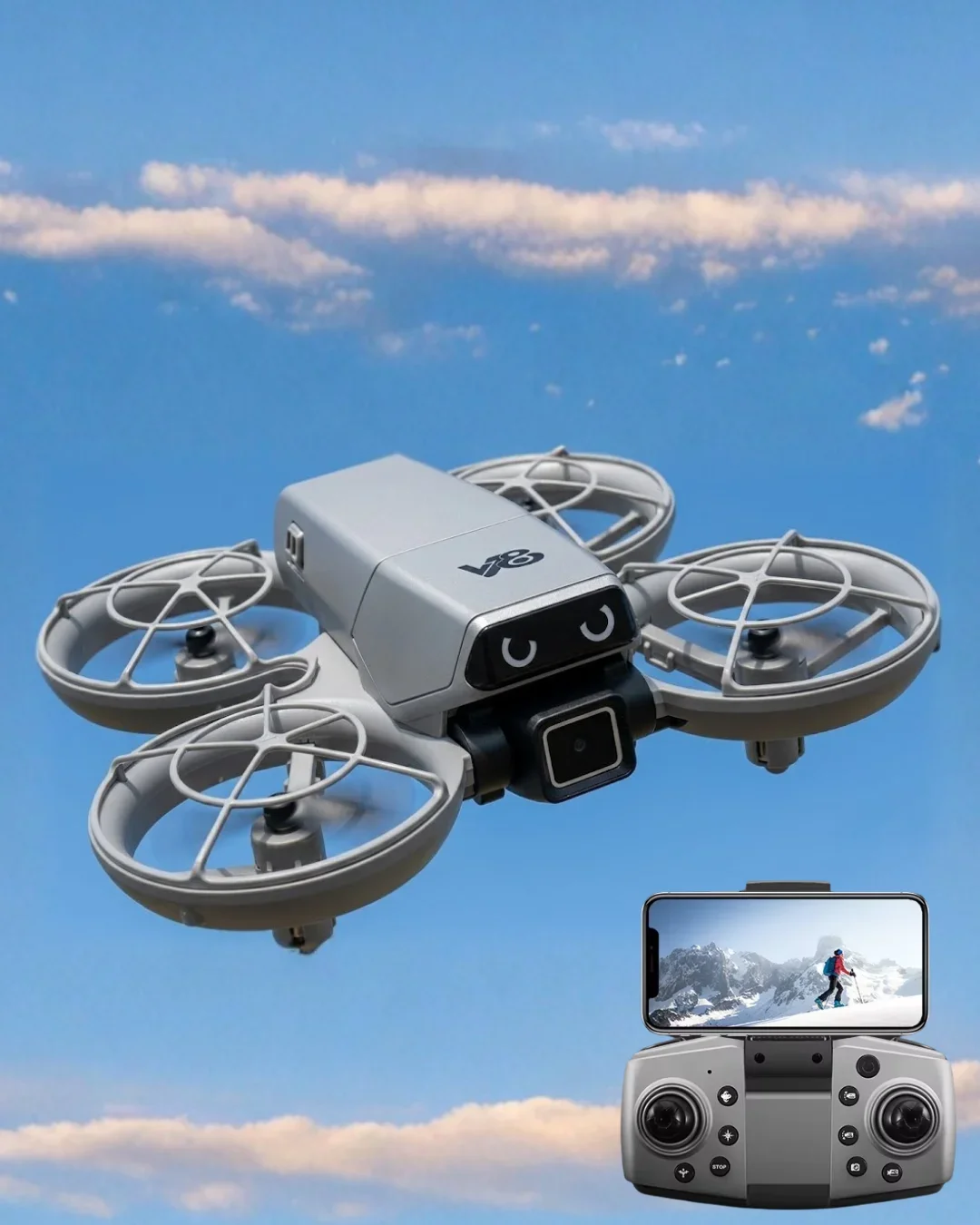 Kameralı ni Drone Optical Flow Hover APP Kontrollü