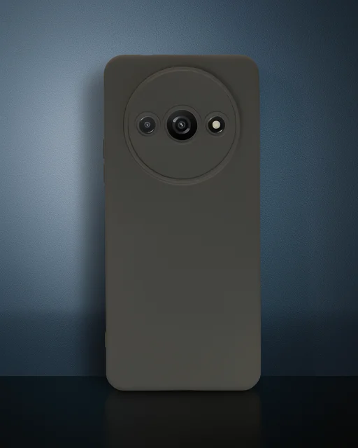 Xiaomi Redmi A3 4g Kılıf Nano İçi Kadife Silikon - Koyu Yeşil