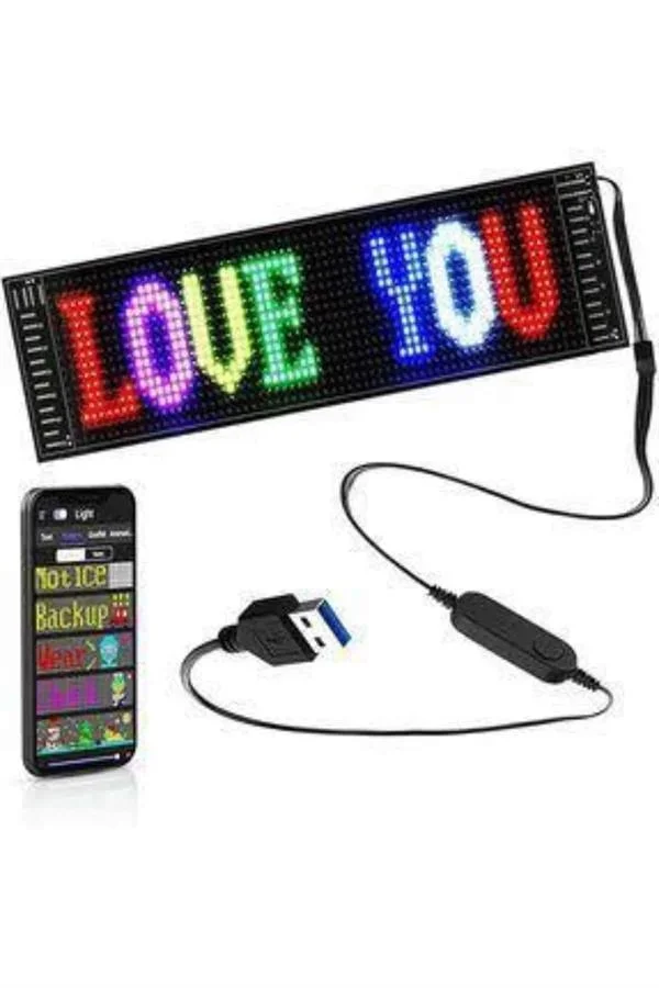 Led Ekran Matrix Panel En Büyük Boy Araba Yazısı görsel 4