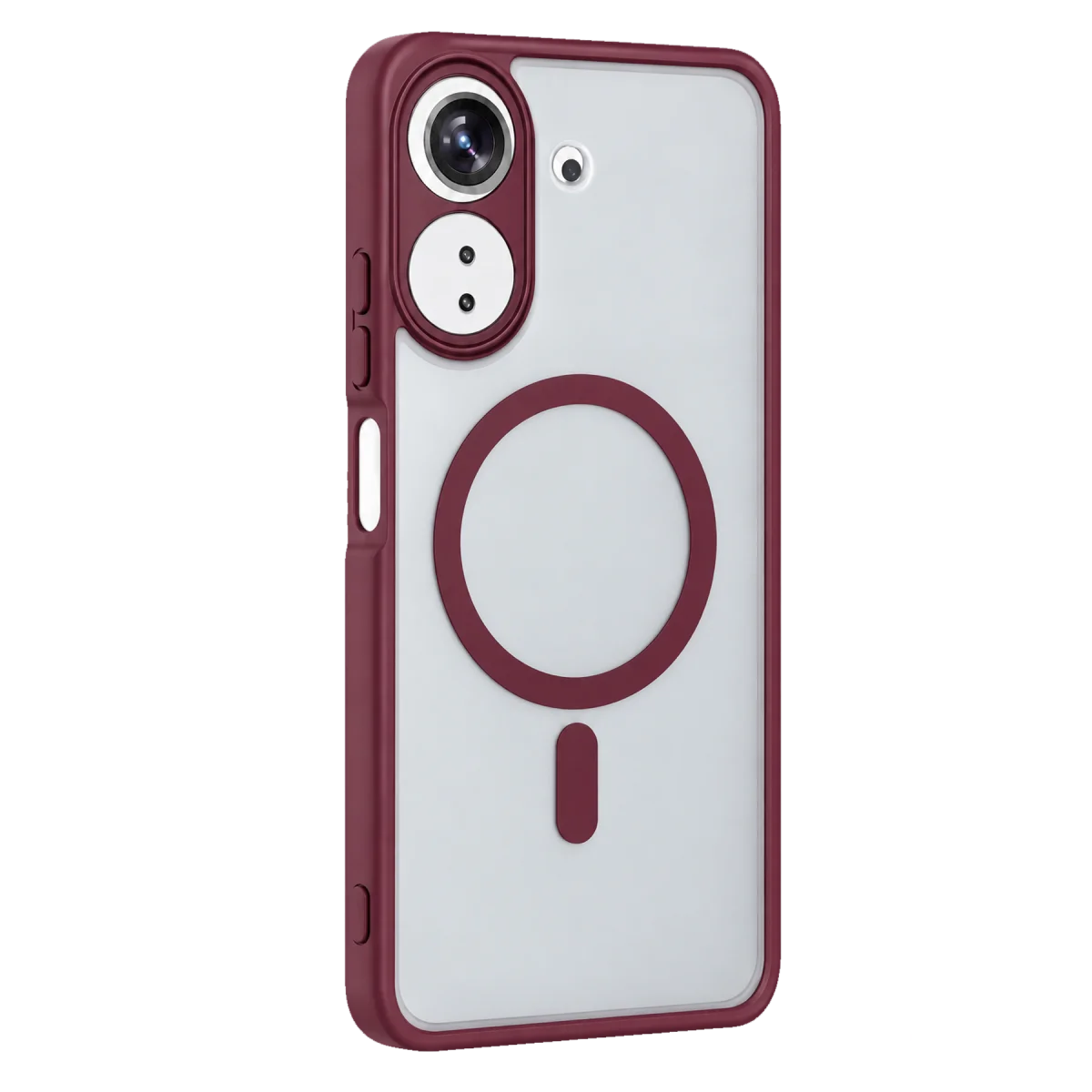 Xiaomi Redmi 13C Loji Magsafe Kapak - Bordo