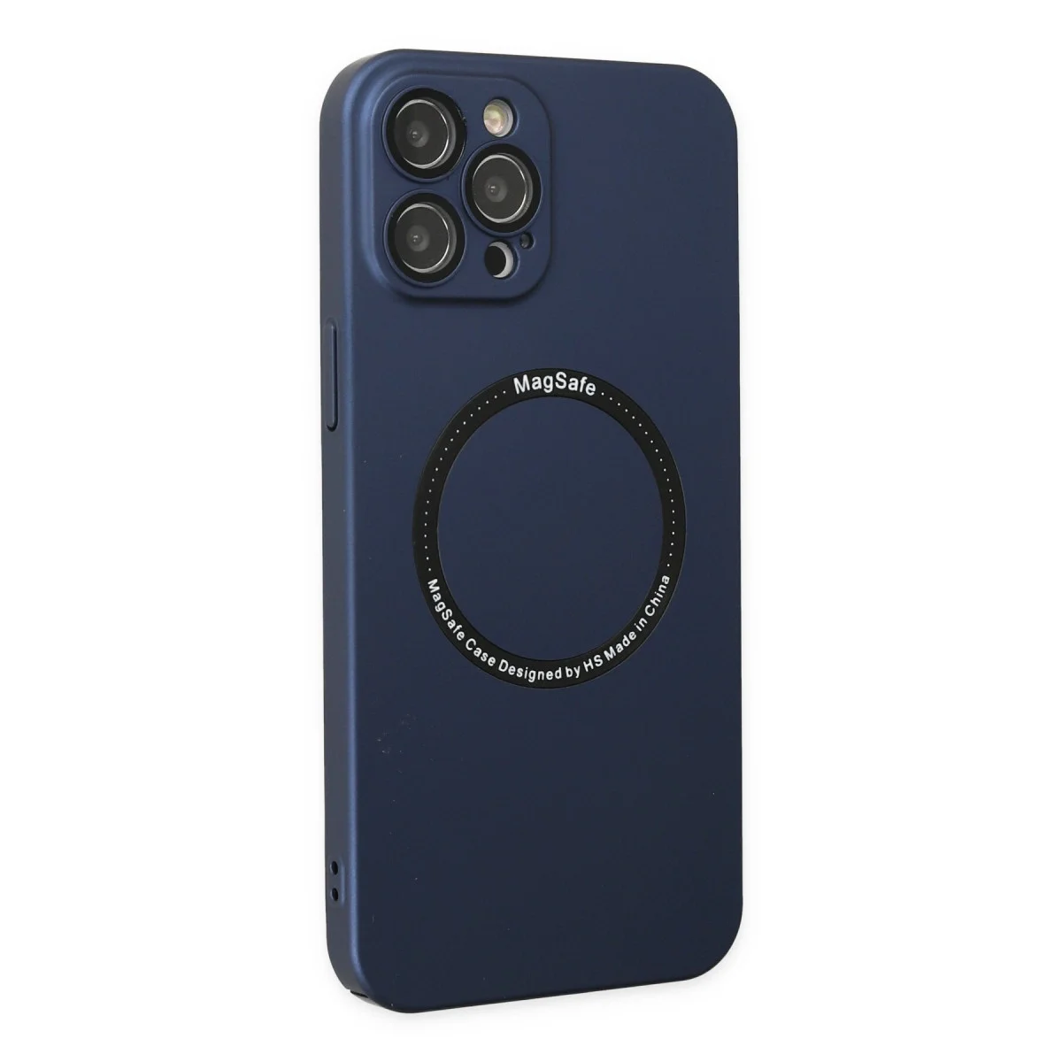 Apple İphone 12 Pro Kılıf Jack Magneticsafe Lens Silikon - Lacivert görsel 2