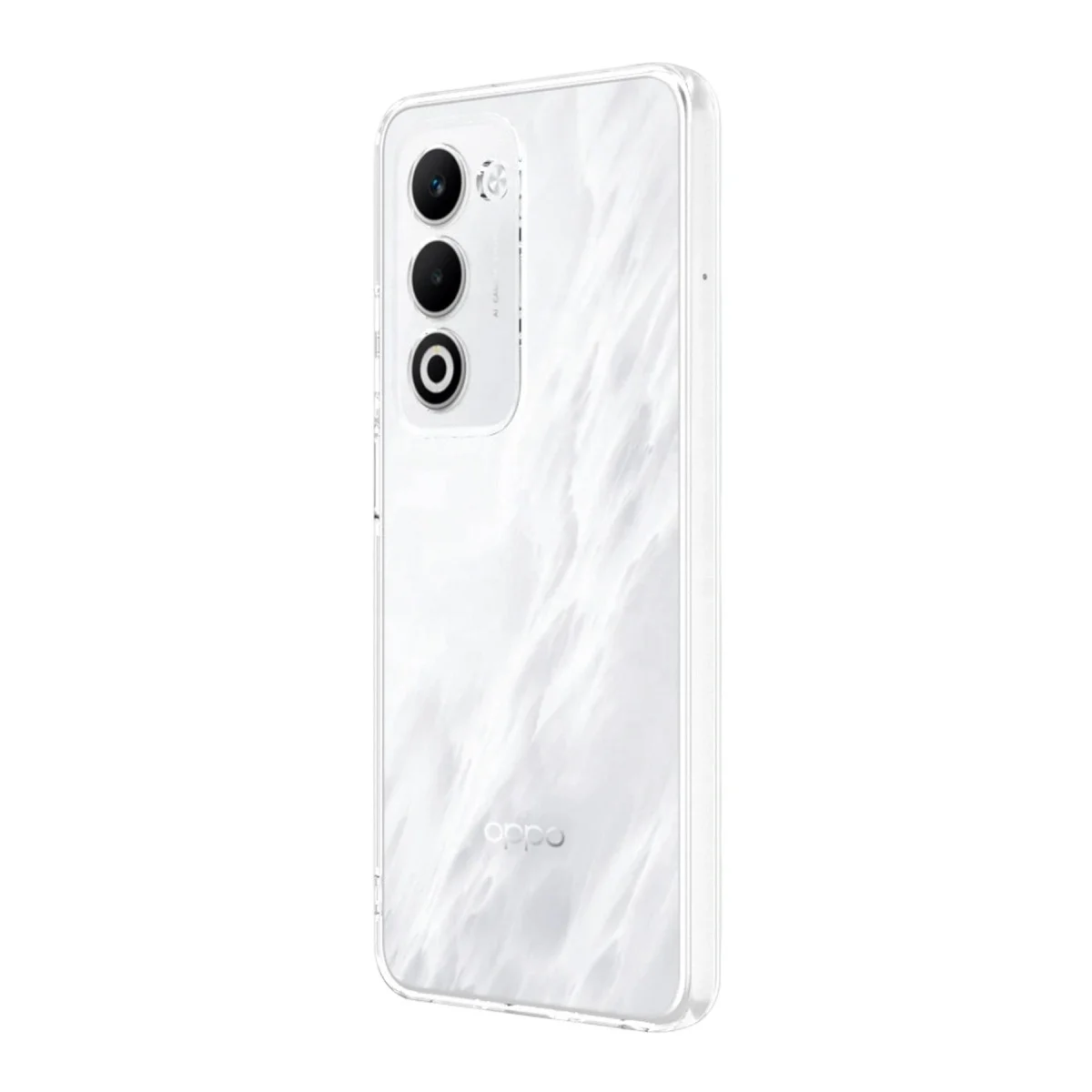 Oppo A5 4g Lüx Şeffaf Silikon - Şeffaf görsel 3