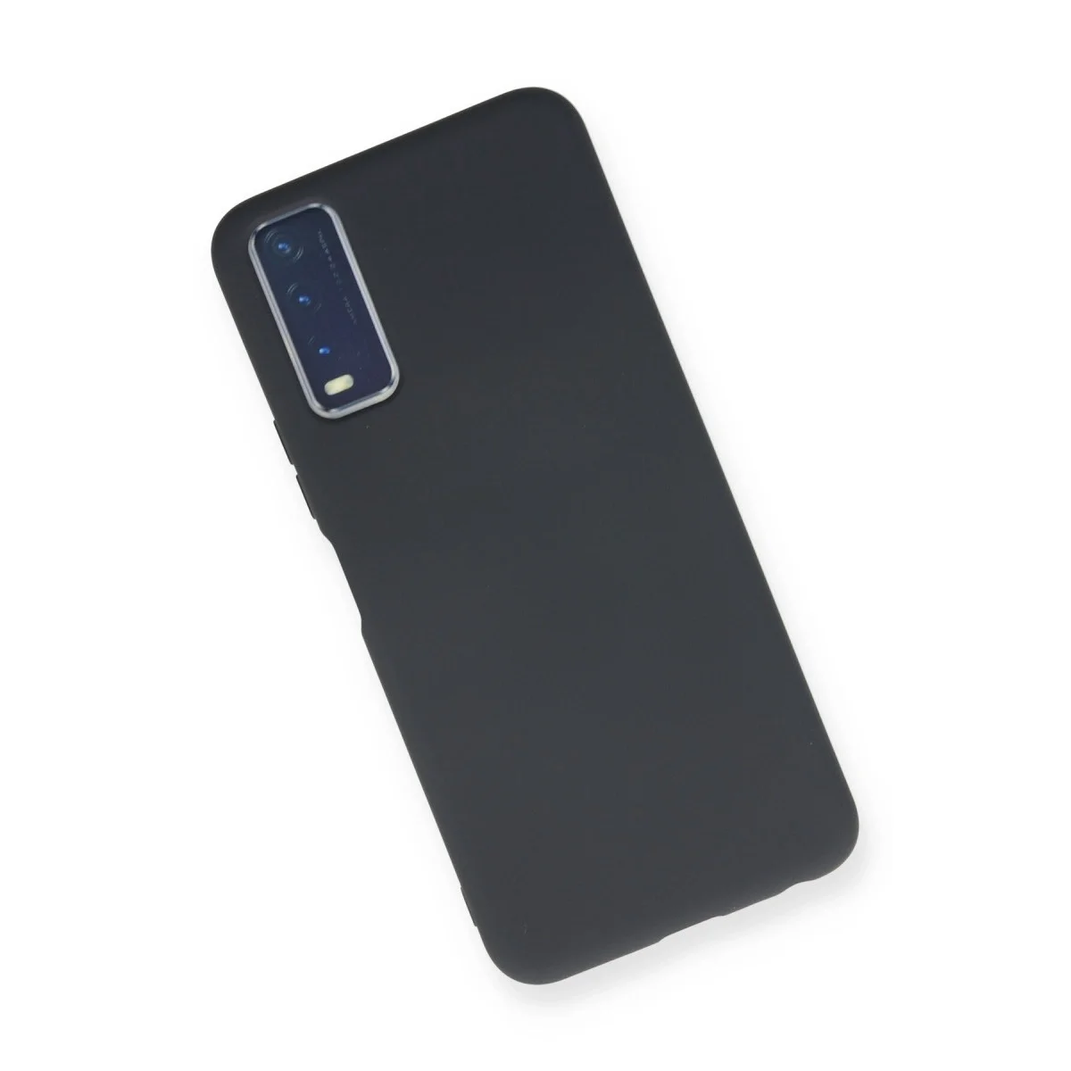 Vivo Y11s Kılıf Nano İçi Kadife Silikon - Lacivert görsel 2