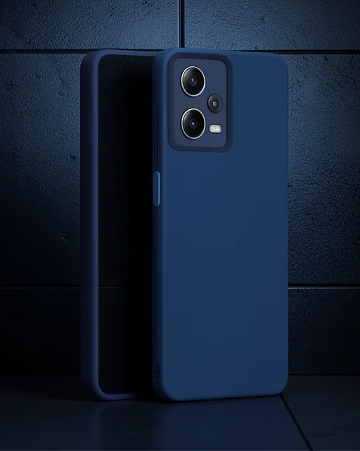Xiaomi Redmi Note 12 Pro 5g Kılıf Nano İçi Kadife Silikon - Lacivert