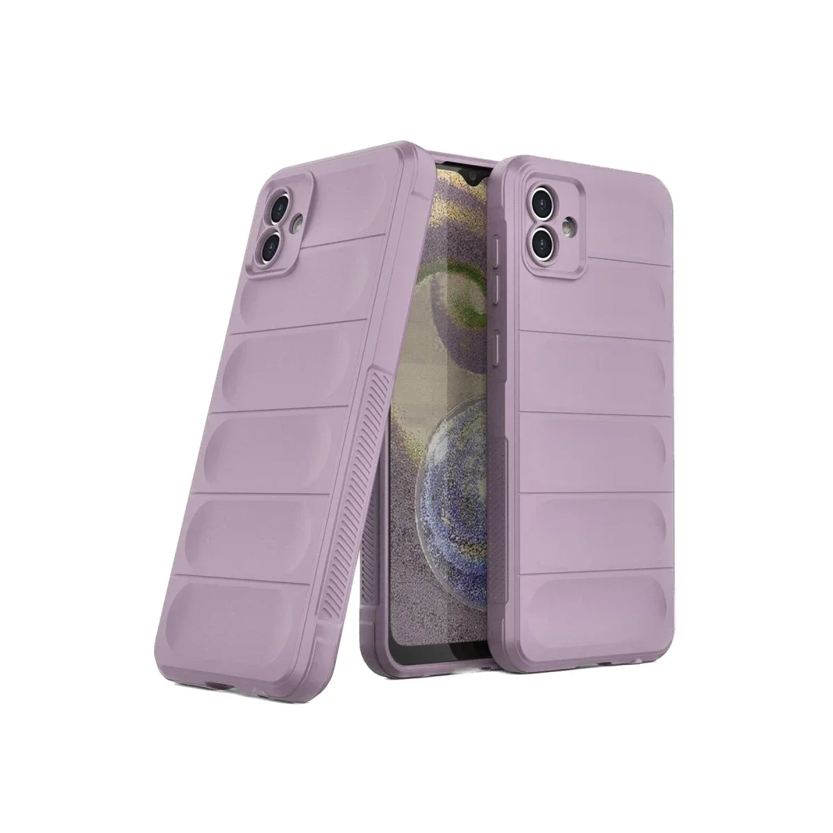 Samsung Galaxy A05 Kılıf Optimum Silikon - Mor görsel 3