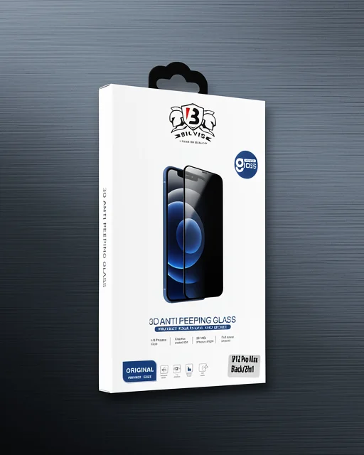 Apple İphone 7 Plus Bilvis Hayalet Cam Ekran Koruyucu - Siyah