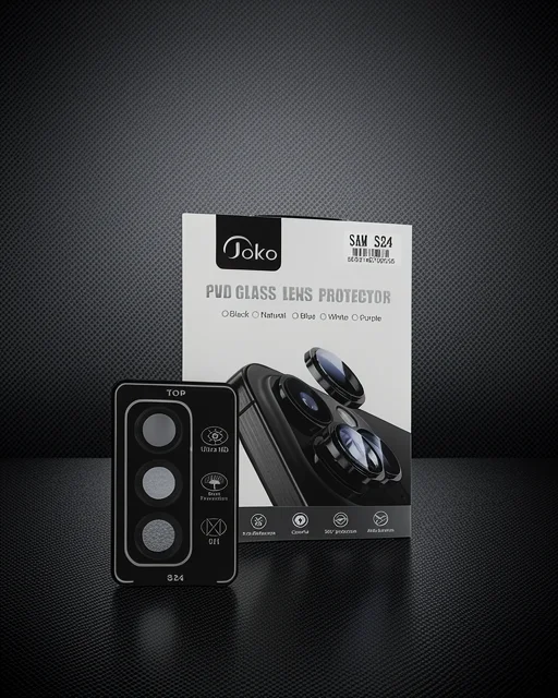 Joko Samsung Galaxy S24 Pvd Metal Kamera Lens - Siyah