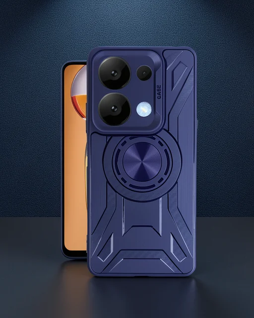 Xiaomi Redmi Note 13 4g Kılıf Lincoln Silikon - Lacivert