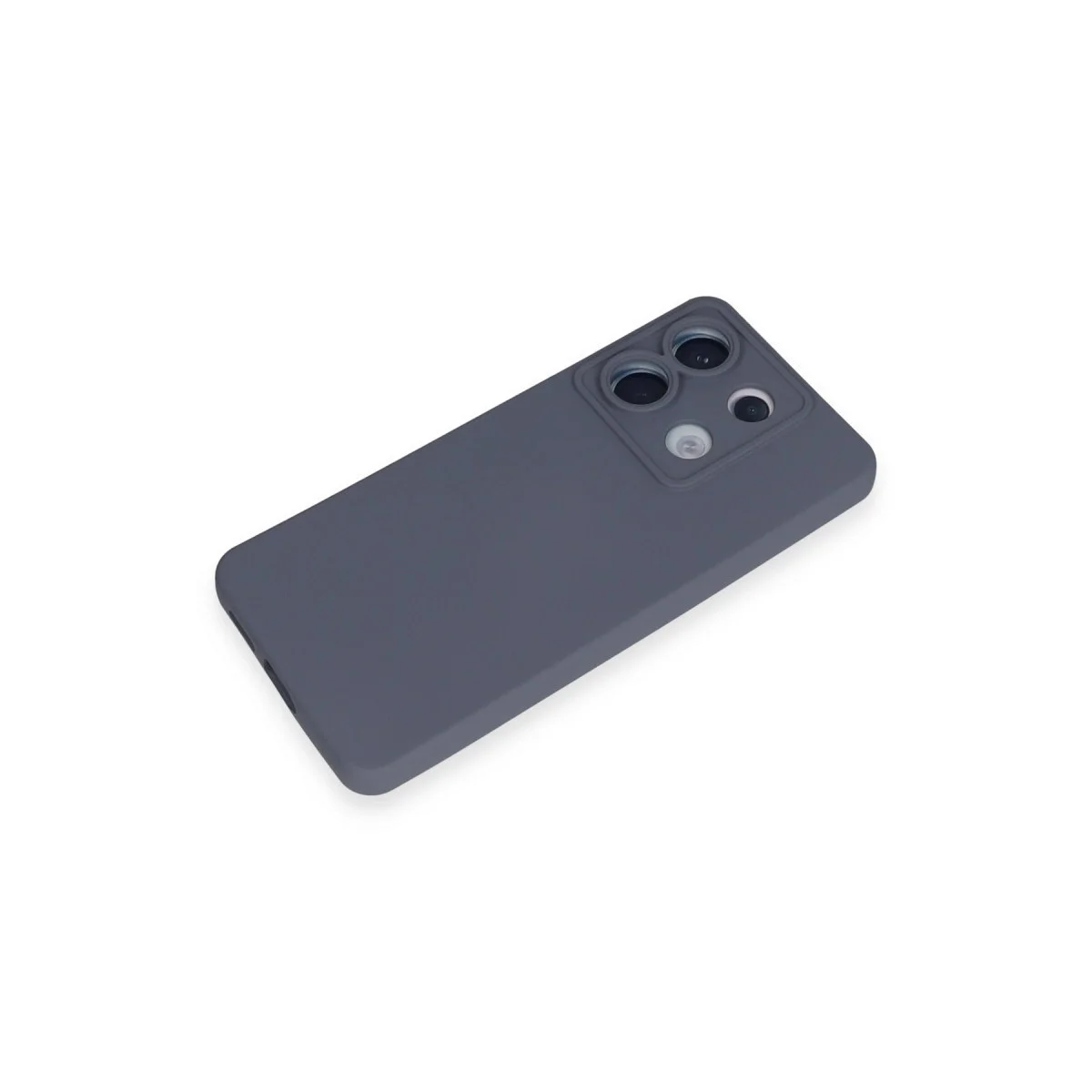 Xiaomi Redmi Note 13 Pro 5g Kılıf Nano İçi Kadife Silikon - Gri görsel 4