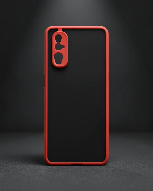 Oppo Find X2 Kılıf Montreal Silikon Kapak - Kırmızı