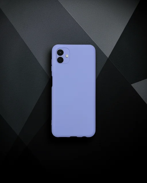 Samsung Galaxy A04 Kılıf Nano İçi Kadife Silikon - Lila
