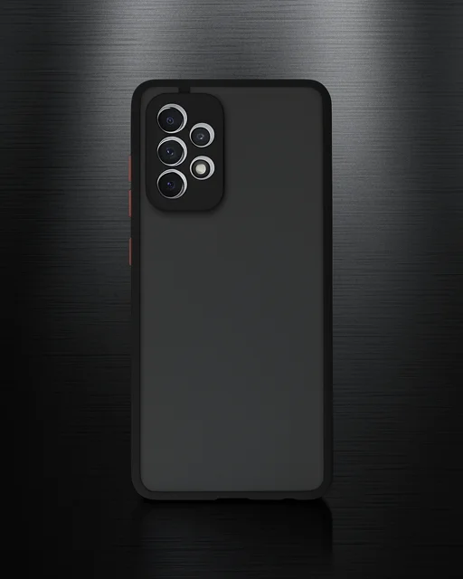 Samsung Galaxy A72 Kılıf Montreal Silikon Kapak - Siyah