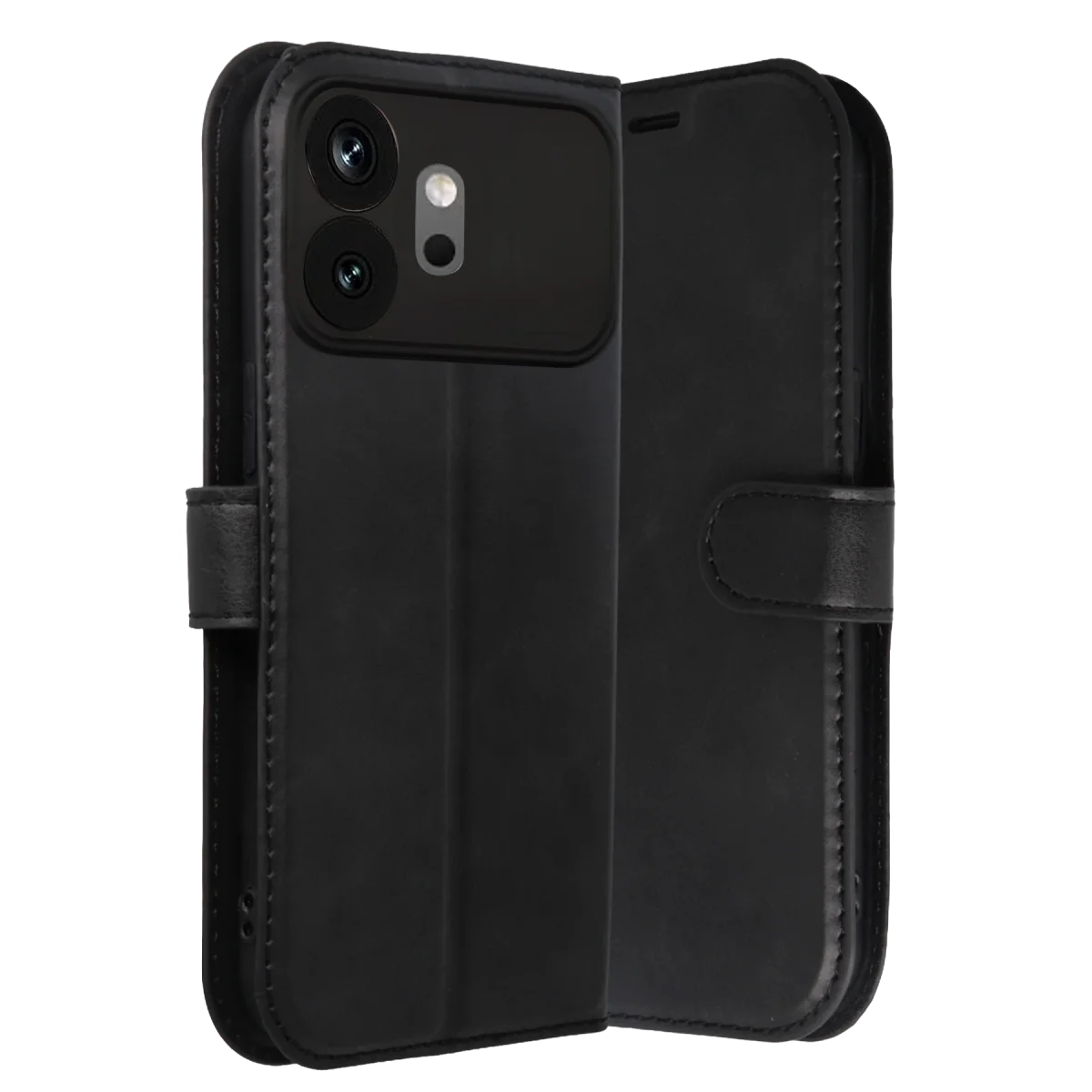 Huawei Honor 600 Trend S Plus Kapaklı Kılıf - Siyah