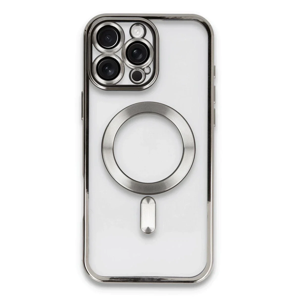 Apple iPhone 16 Pro Kılıf Kross Magneticsafe Kapak - Titan Gri görsel 3