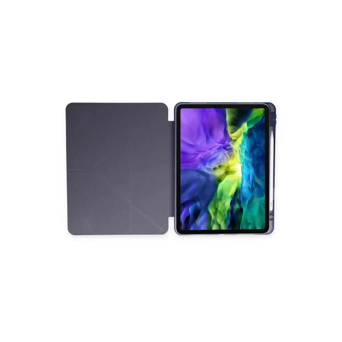 Samsung Galaxy T870 Tab S7 11 Kılıf Kalemlikli Mars Tablet Kılıfı - Lavender görsel 5