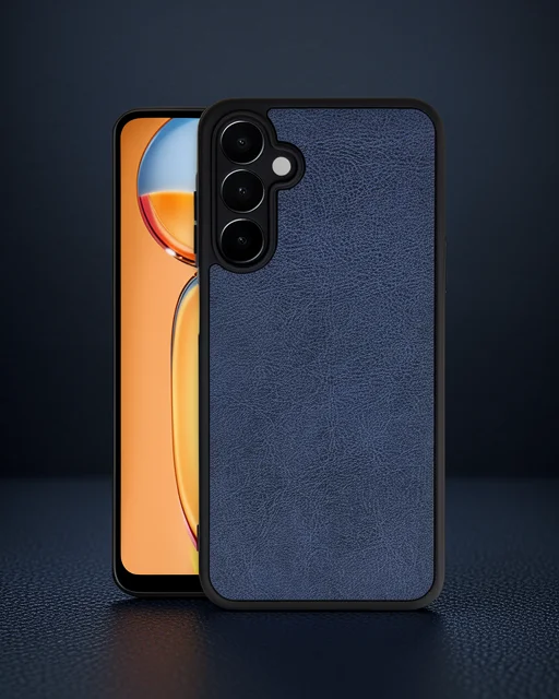 Samsung Galaxy A05s Kılıf Aras Deri Kapak - Lacivert