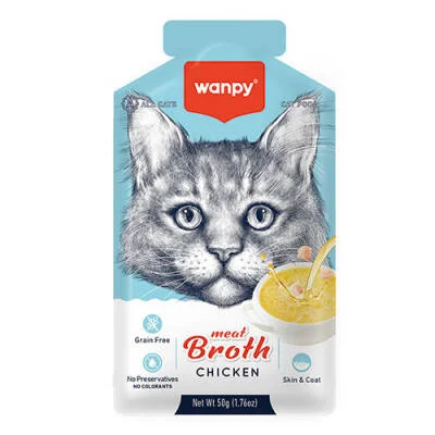 Tavuk Etli Tahılsız Kedi Çorbası 50 Gr