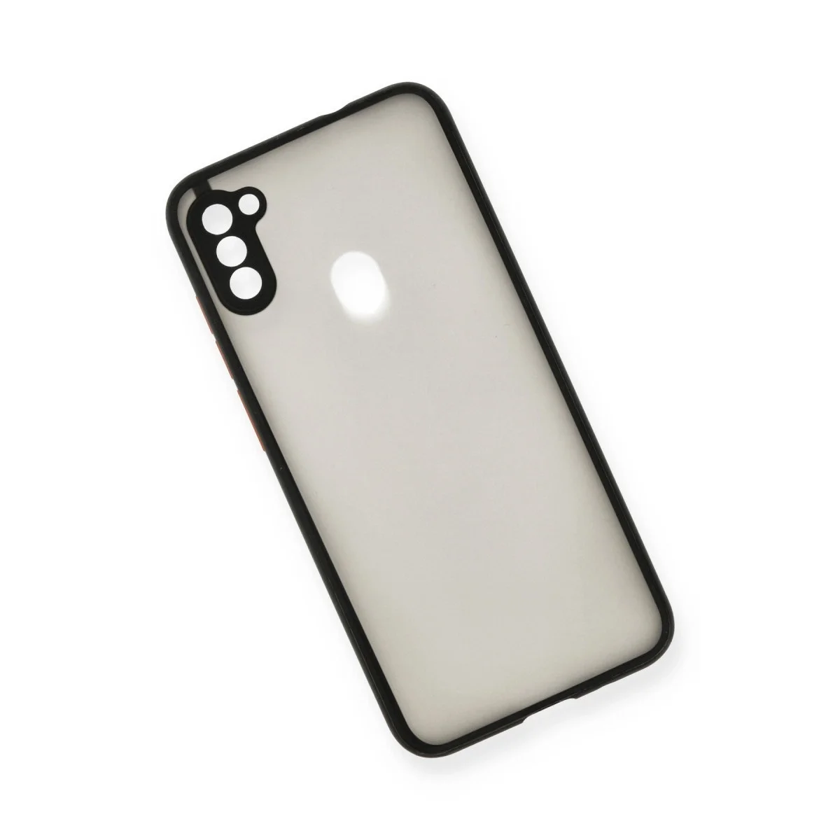Samsung Galaxy A11 Kılıf Montreal Silikon Kapak - Siyah görsel 3