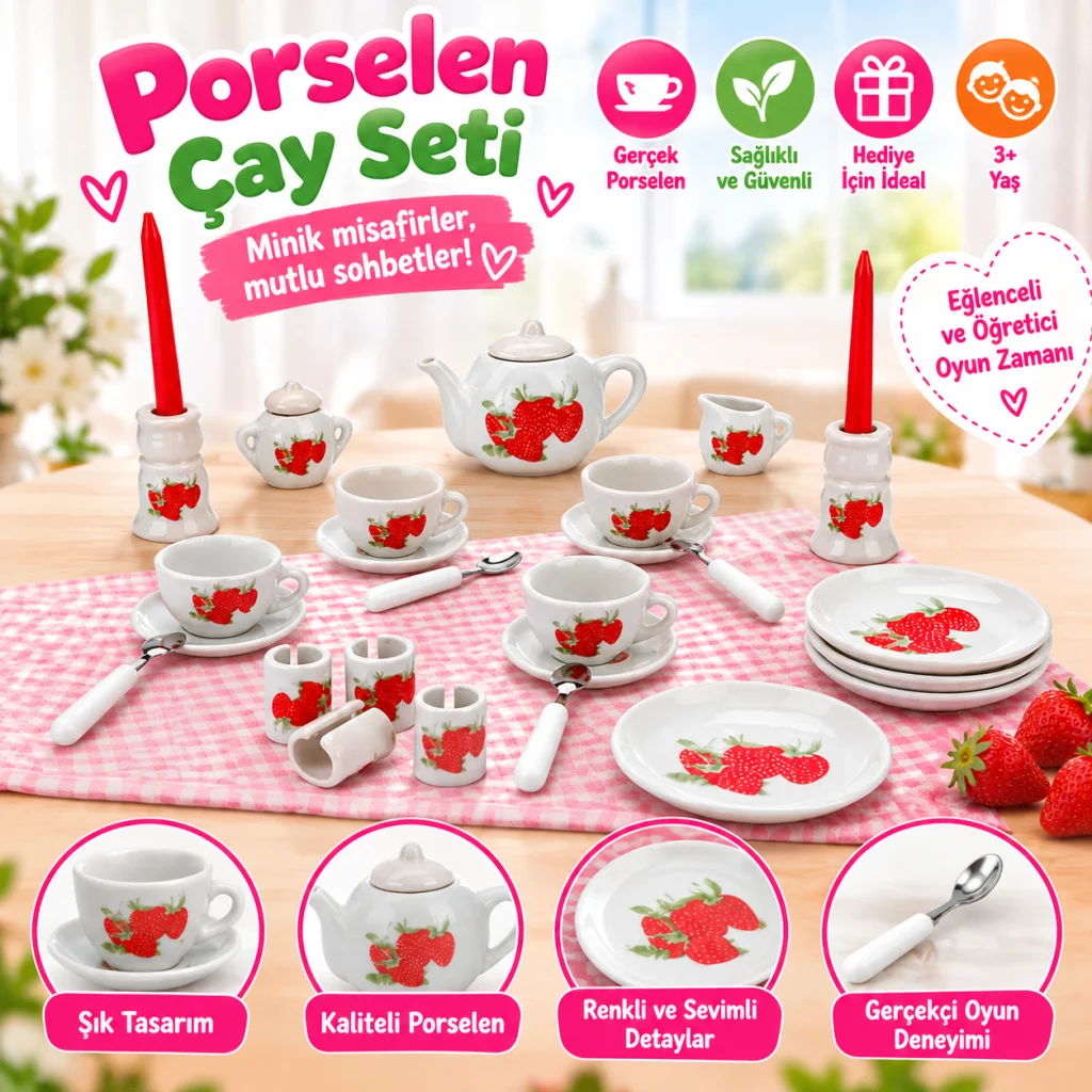 H2129ÇAY Seti 29 Prç Pors 3A görsel 3