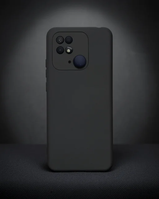 Xiaomi Redmi 10c Kılıf Nano İçi Kadife Silikon - Siyah