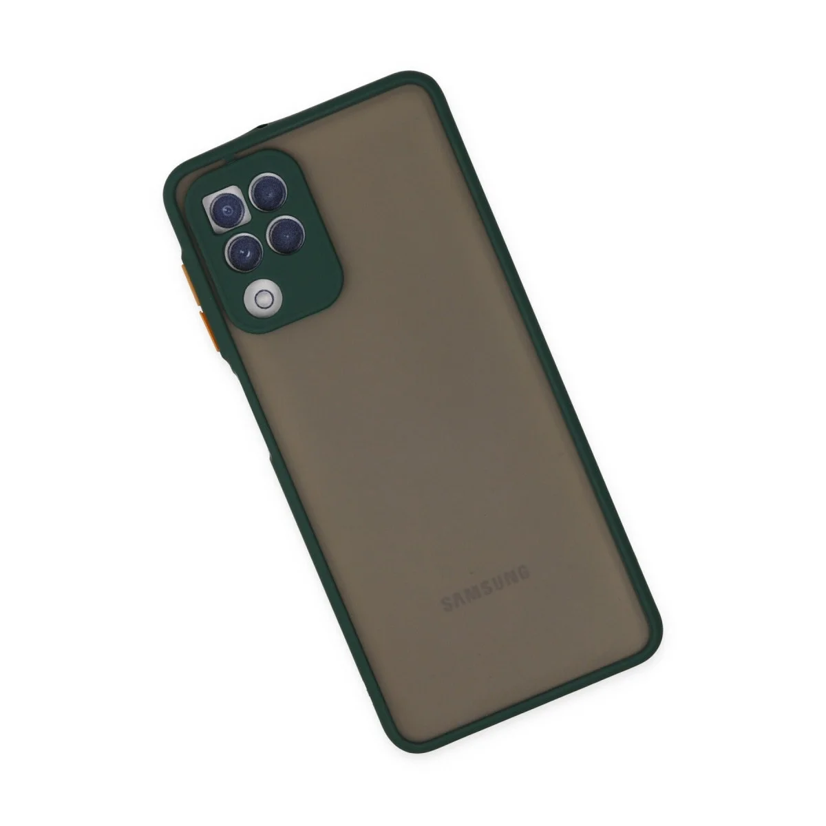 Samsung Galaxy A22 Kılıf Montreal Silikon Kapak - Yeşil görsel 3