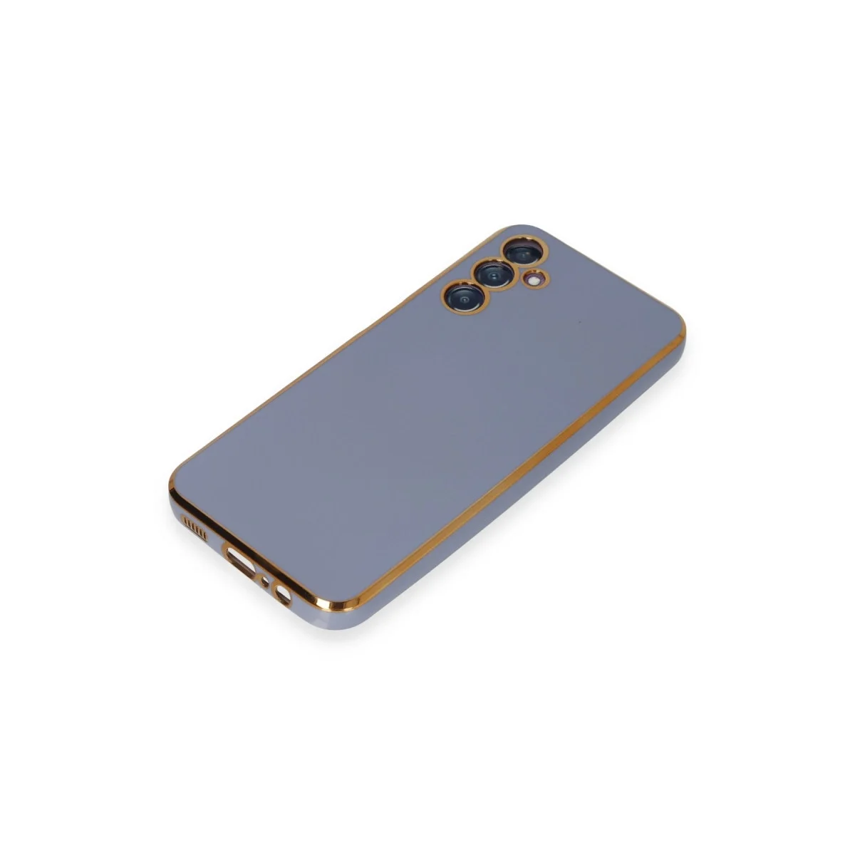 Samsung Galaxy M14 5g Kılıf Volet Silikon - Mavi görsel 4