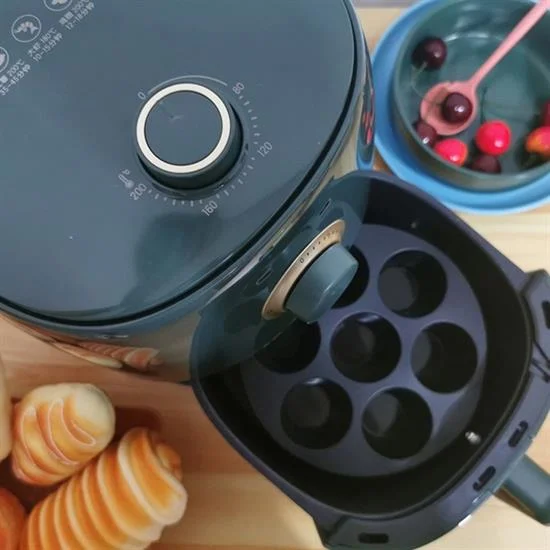 7 Gözlü Silikon Çok Amaçlı Airfryer Muffin Cupcake Kek ve Çörek Pişirme Kalıbı görsel 2