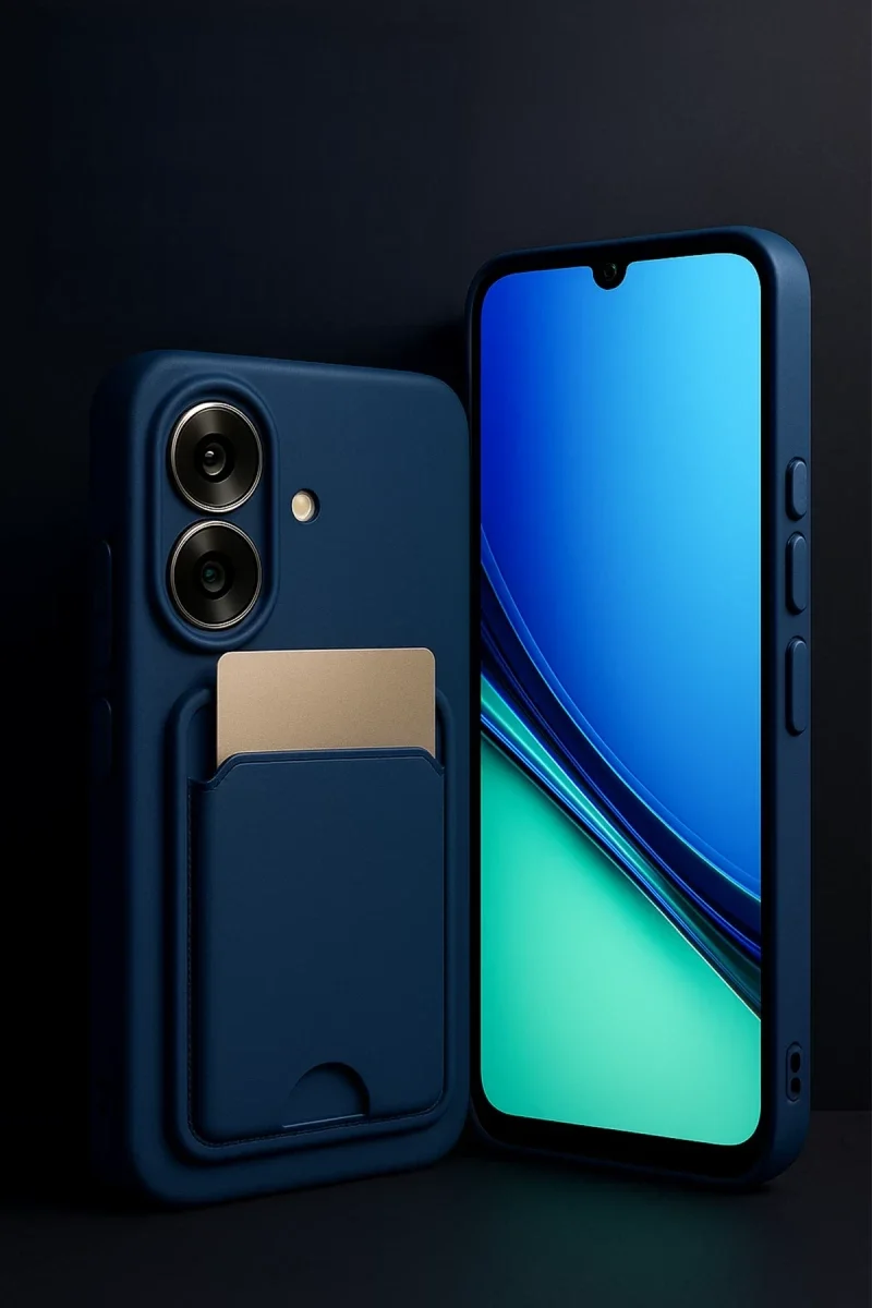 Realme Note 60 Kelvin Kartvizitli Silikon - Siyah görsel 2