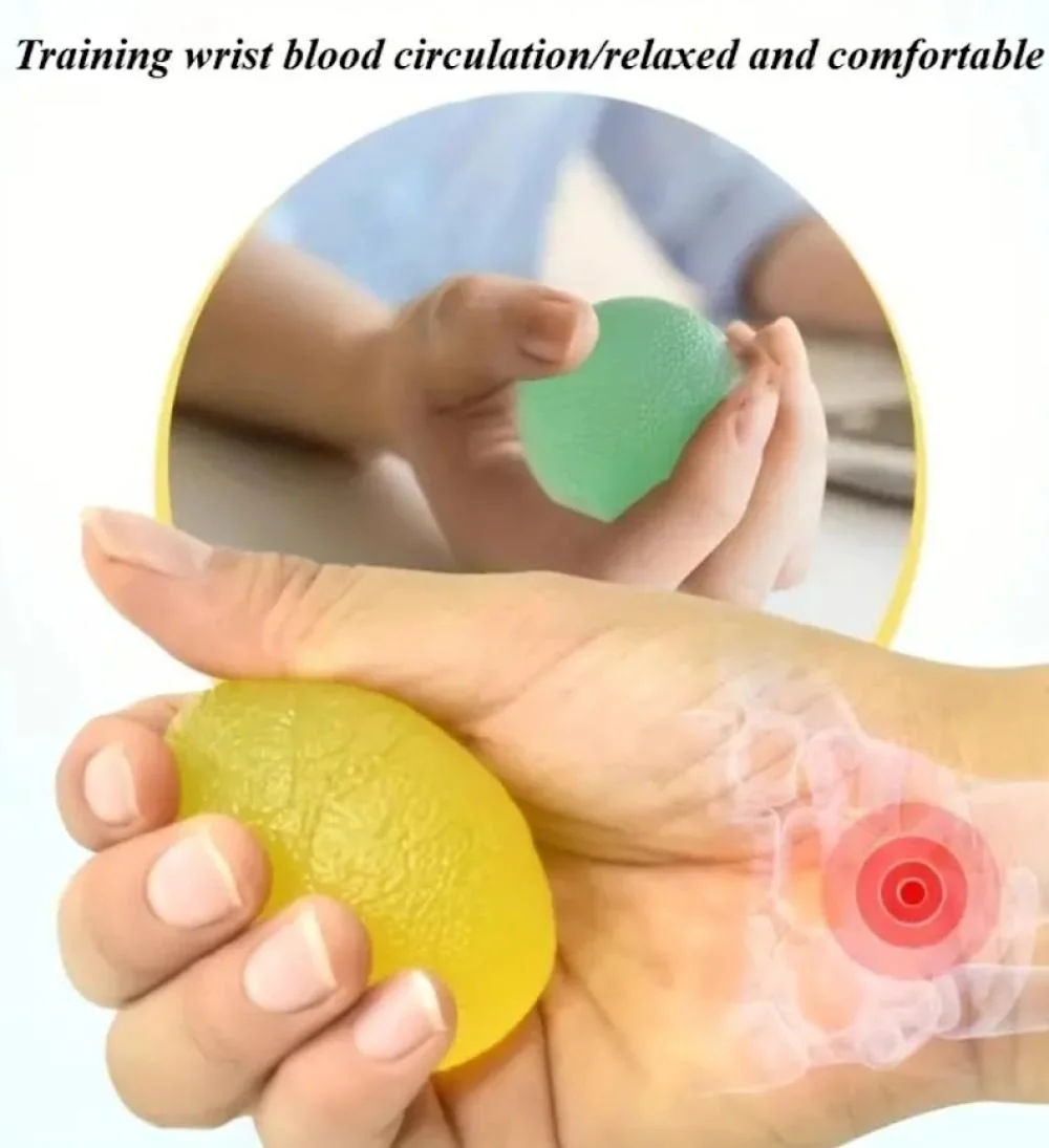 Silikon El Egzersiz Topu | Dayanıklı, Ergonomik ve Rahat Kullanım görsel 6