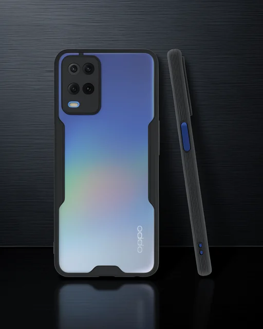 Oppo A54 4g Kılıf Platin Silikon - Siyah