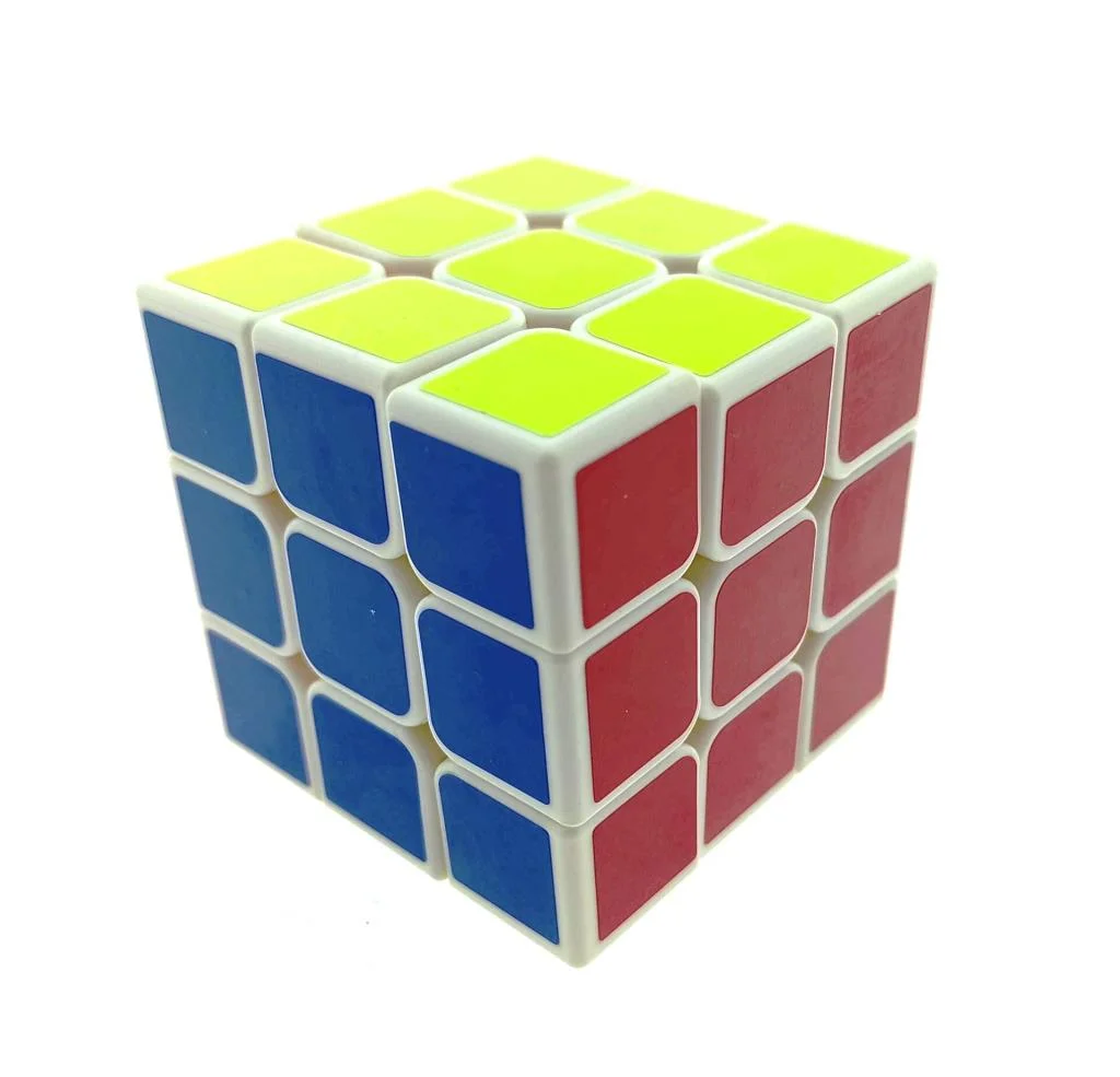 Beyaz Zemin Üzeri Renkli Zeka Küpü 3X3X3-6,8 cm (adet fiyatıdır) görsel 2