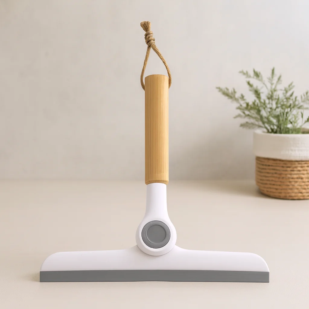 Oynar Başlı Cam Silme Aparatı Ahşap Sap 16.5 cm Uç 24 cm