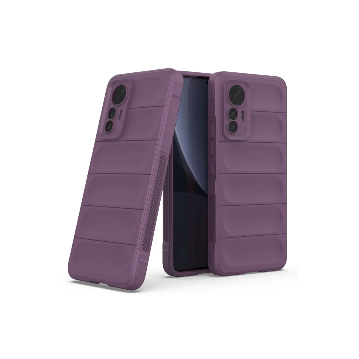 Xiaomi Mi 12 Lite Kılıf Optimum Silikon - Mor görsel 2