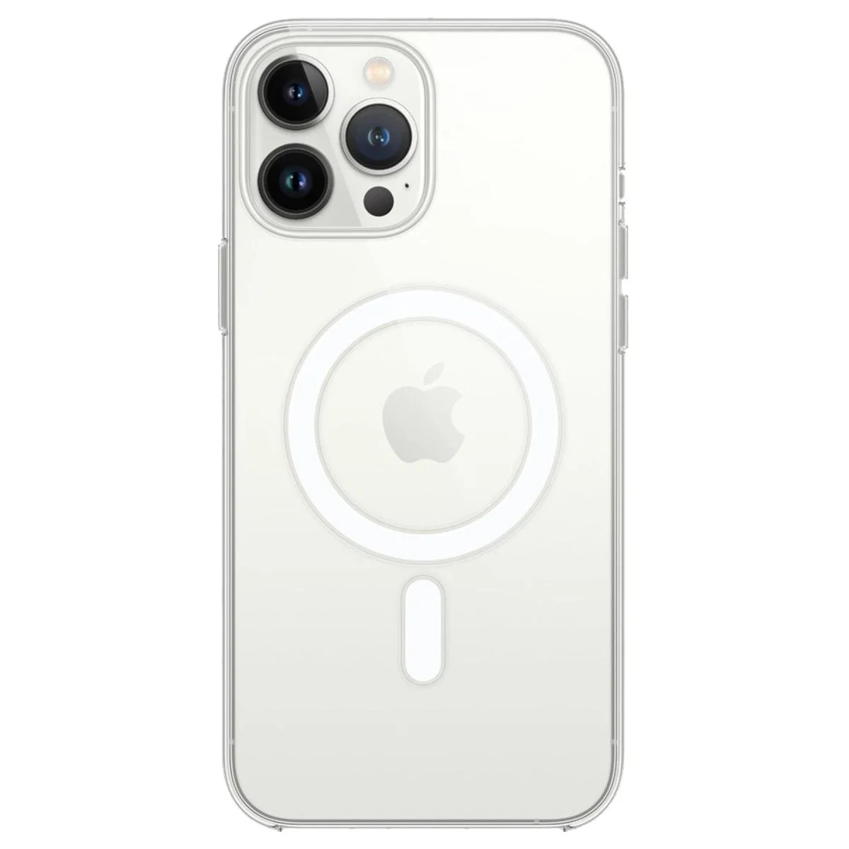 Apple İphone 14 Pro Kılıf Magneticsafe Şeffaf Silikon - Şeffaf