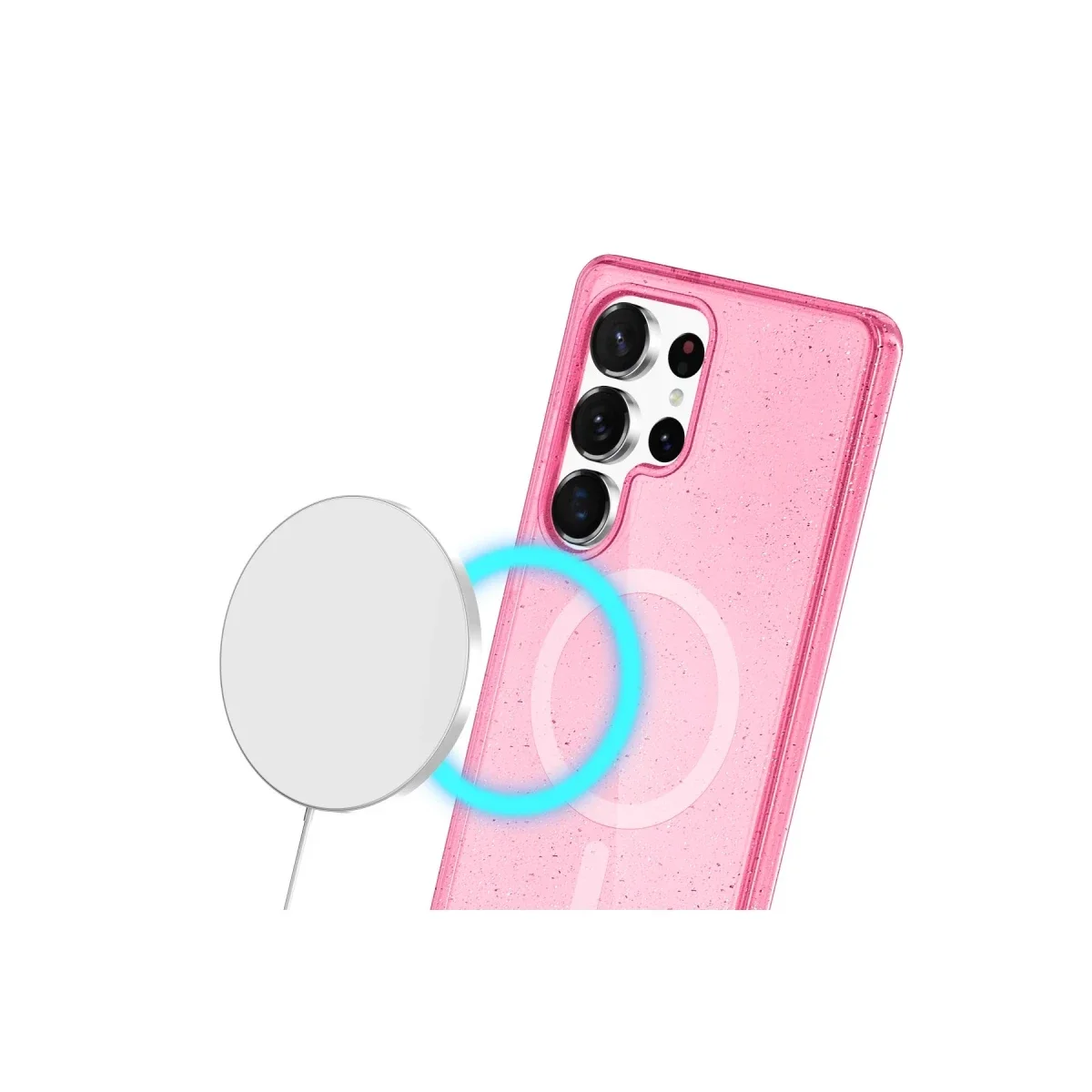 Joko Samsung Galaxy S23 Ultra Kılıf Star Magsafe Kapak - Pembe görsel 4