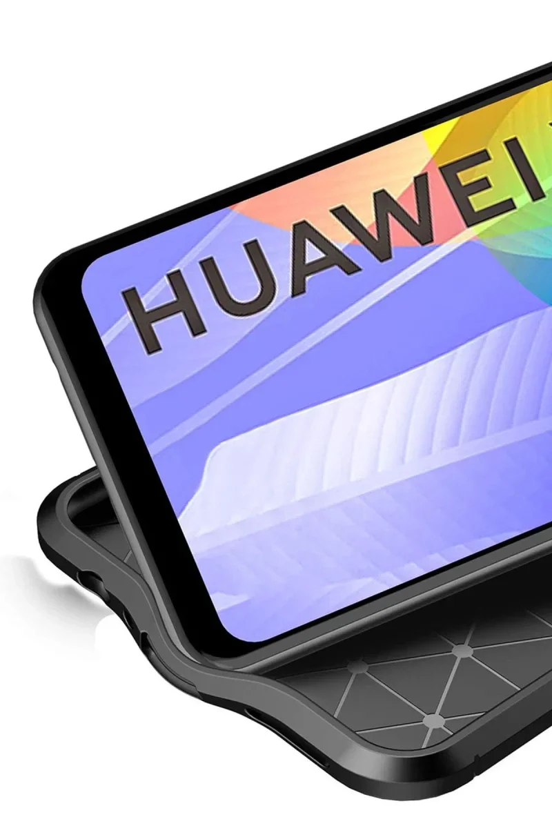 Huawei Y6P Kılıf Auto Focus Kapak - Lacivert görsel 3