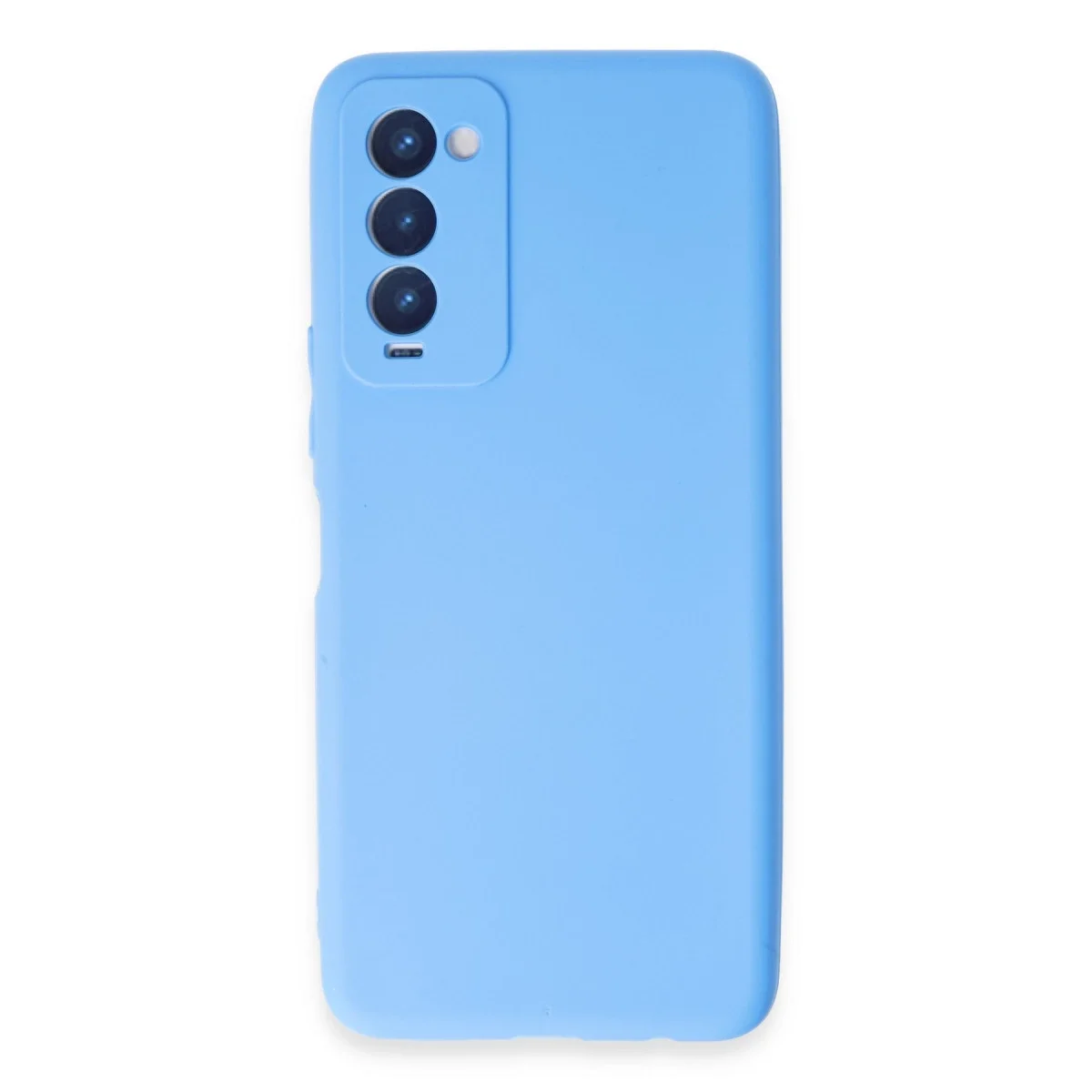 Tecno Camon 18 Kılıf First Silikon - Mavi görsel 2