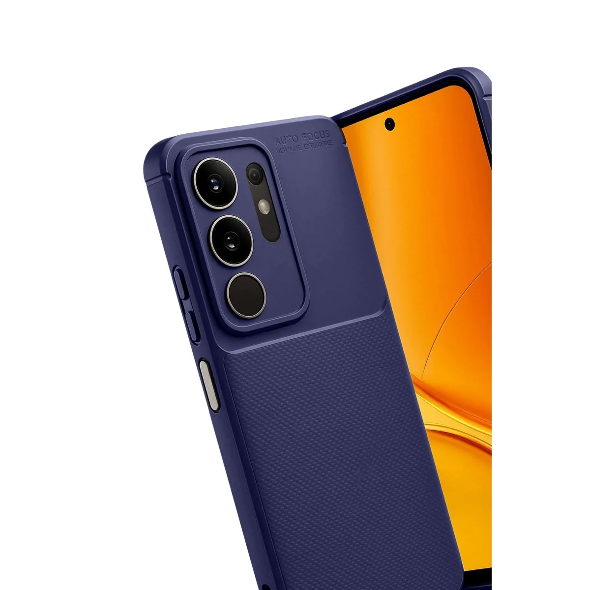 Vivo Y29 4g Auto Focus Karbon Kapak - Lacivert görsel 4