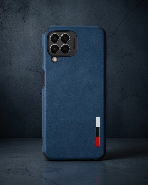 Samsung Galaxy M33 Kılıf Loop Deri Silikon - Lacivert