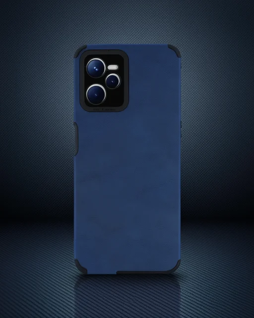 Realme C35 Kılıf Loop Deri Silikon - Lacivert