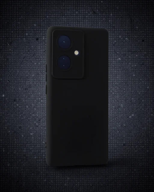 Vivo V29 Lite Kılıf Nano İçi Kadife Silikon - Siyah
