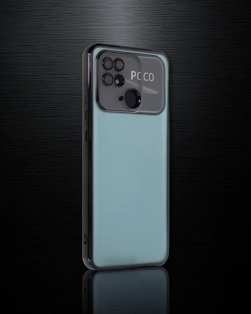 Xiaomi Redmi 10c Kılıf Razer Lensli Silikon - Siyah