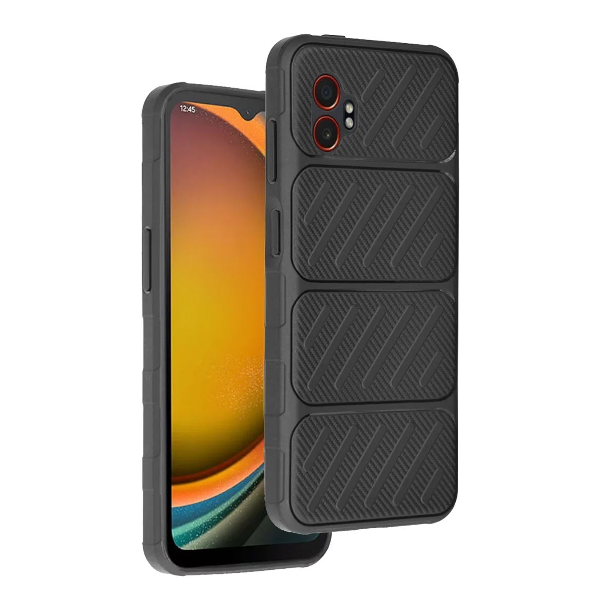 Samsung Galaxy Xcover 7 Pro Auto Focus Karbon Kapak - Siyah