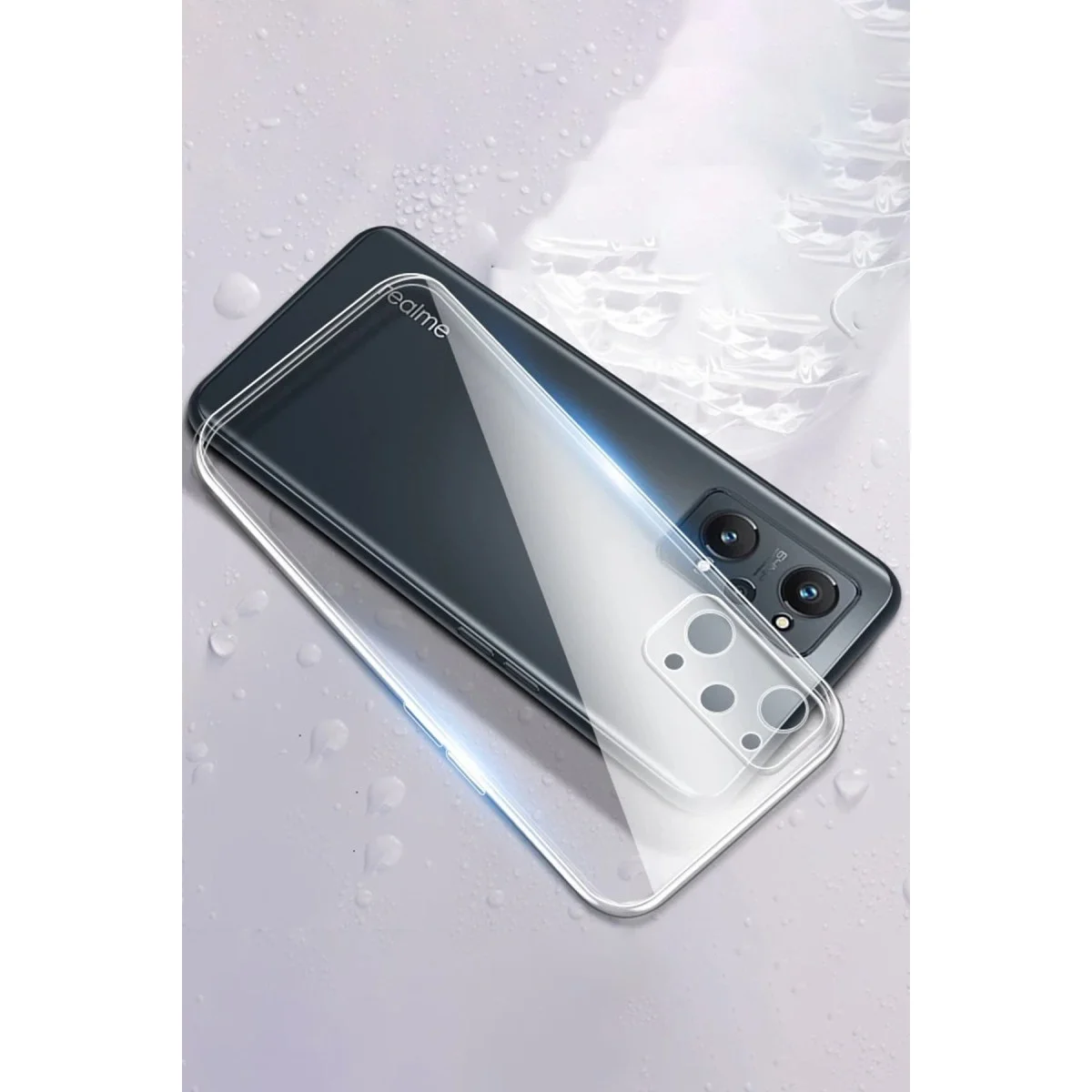 Realme Gt2 Pro 5g Kılıf Lüx Şeffaf Silikon görsel 5