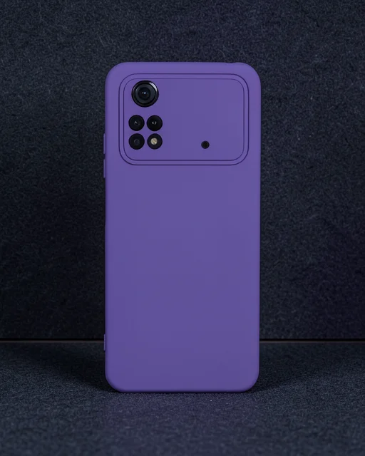 Xiaomi Poco M4 Pro 4g Kılıf Nano İçi Kadife Silikon - Mor
