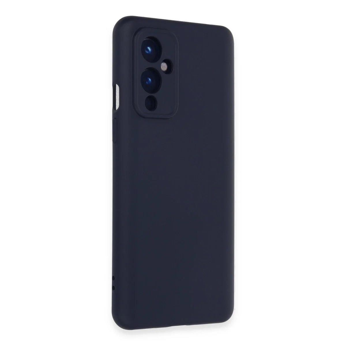 One Plus 9 Kılıf Nano İçi Kadife Silikon - Lacivert görsel 2