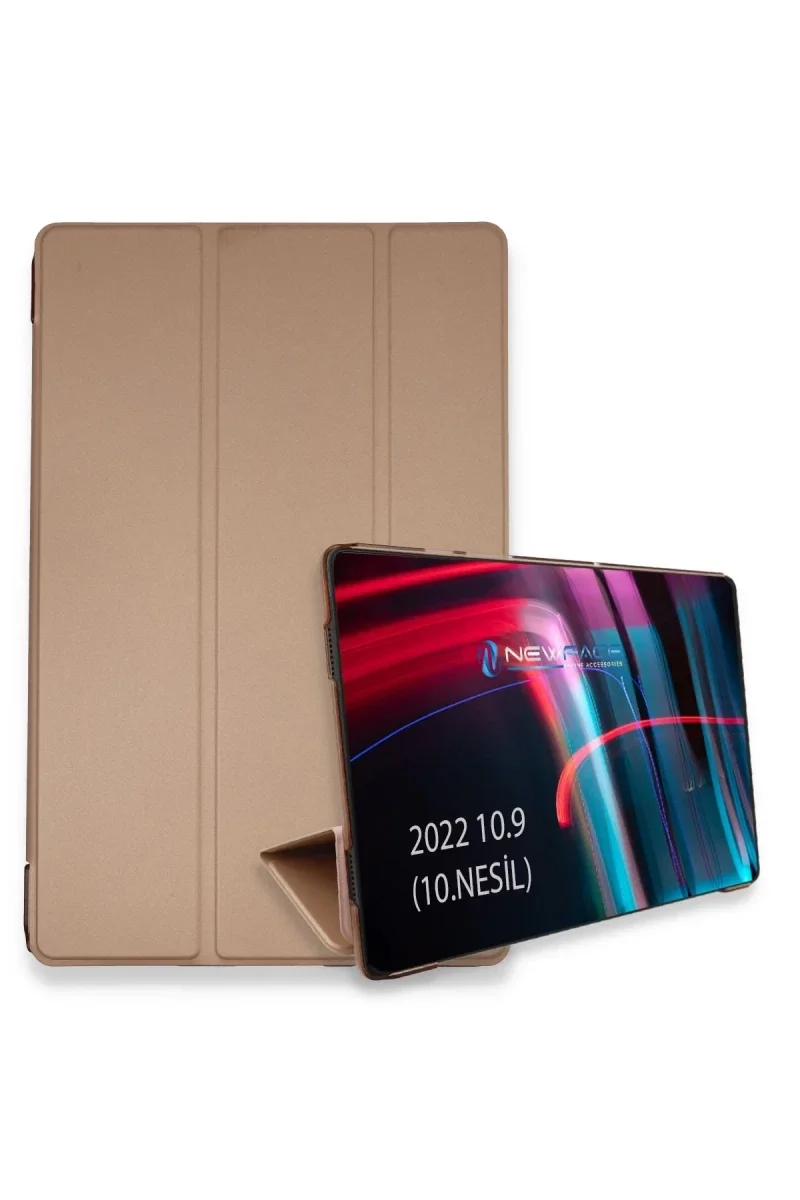 Apple iPad 2025 10.9 10.Nesil (A16) Kılıf Tablet Smart Kılıf - Rose Gold