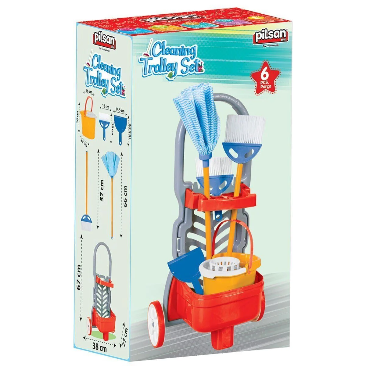 07 620 Arabalı Temizlik Seti görsel 8