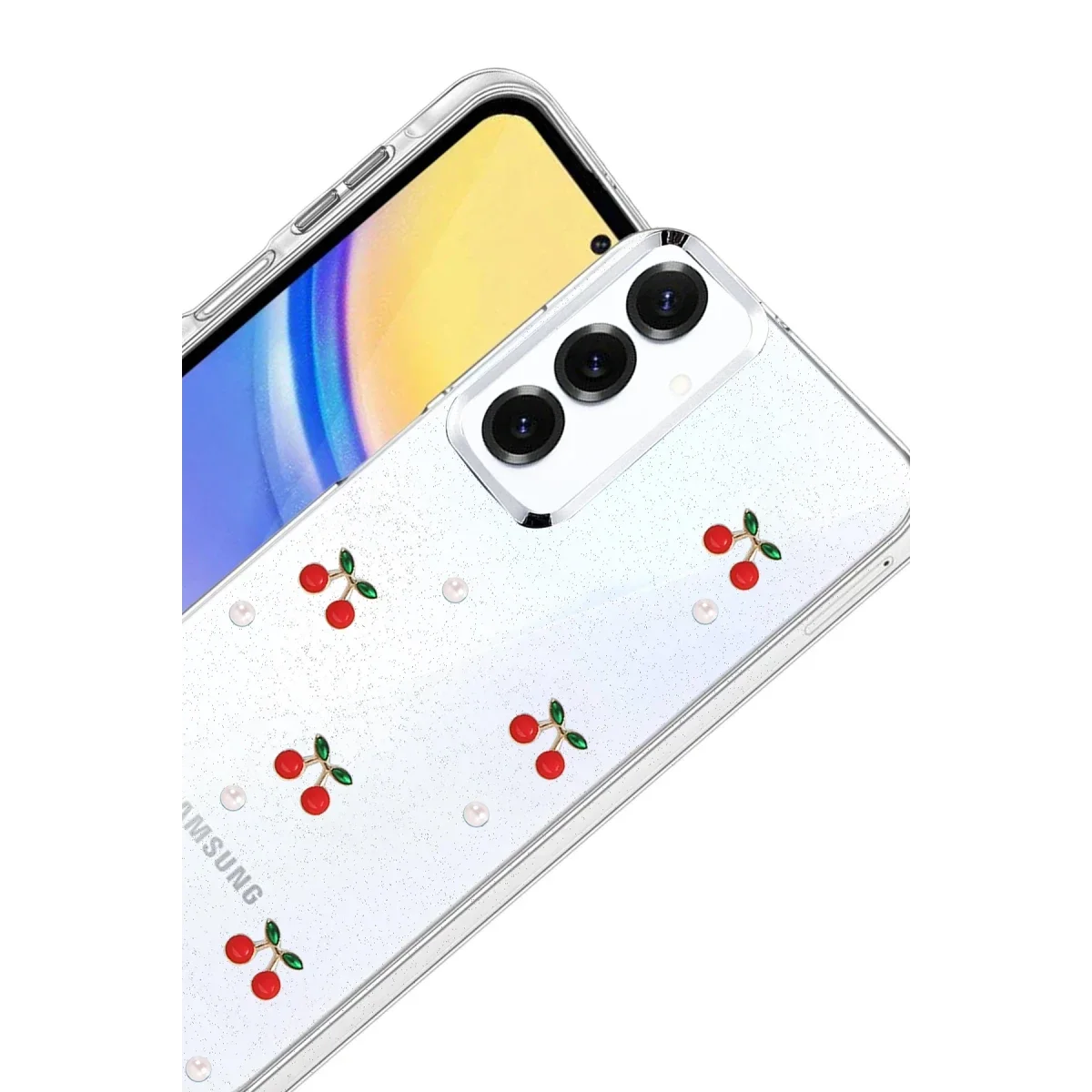 Samsung Galaxy S25 Fiyonk Desenli Kapak - Desen 9 görsel 3