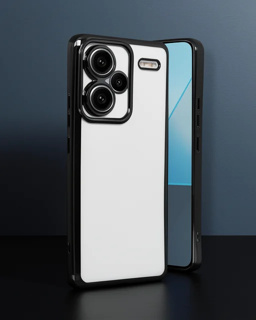 Xiaomi Redmi Note 13 Pro Plus Kılıf Razer Lensli Silikon - Siyah